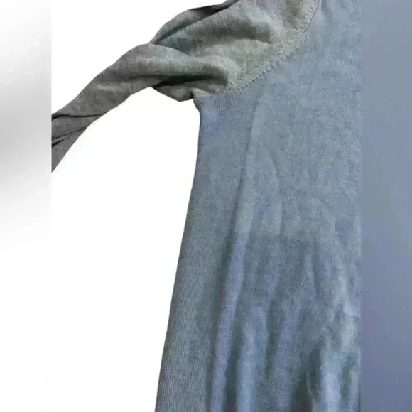 New Express Mens Large V-Neck Pullover Extra Fine Merino Wool Sweater Dressy XL - Picture 8 of 10